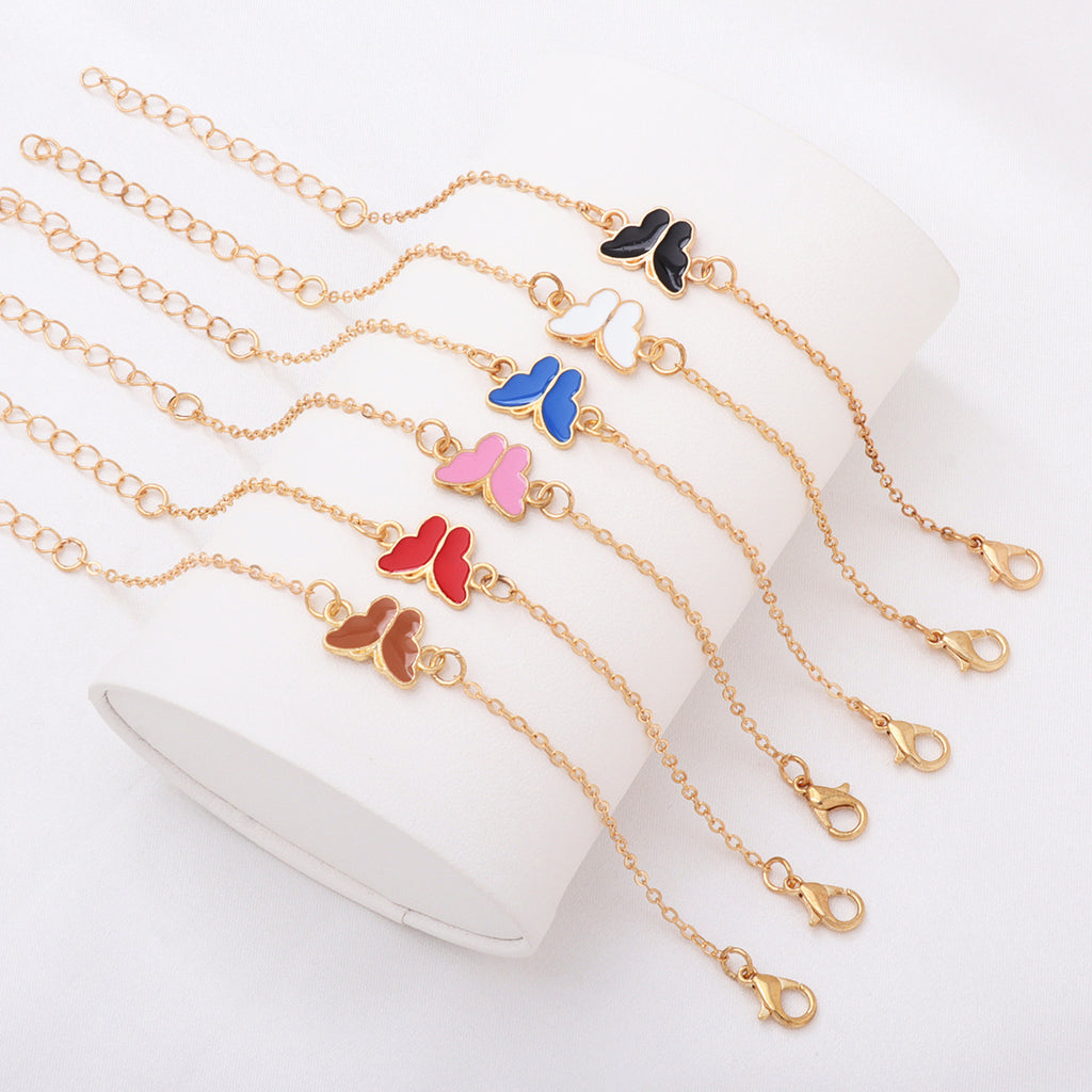 Damen-Uhr mit Schmetterlings Armband