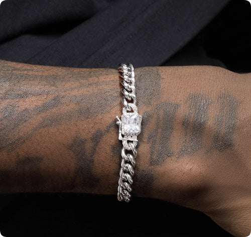 925 Sterling Silber Schönes Modernes Armband Herren & Frauen