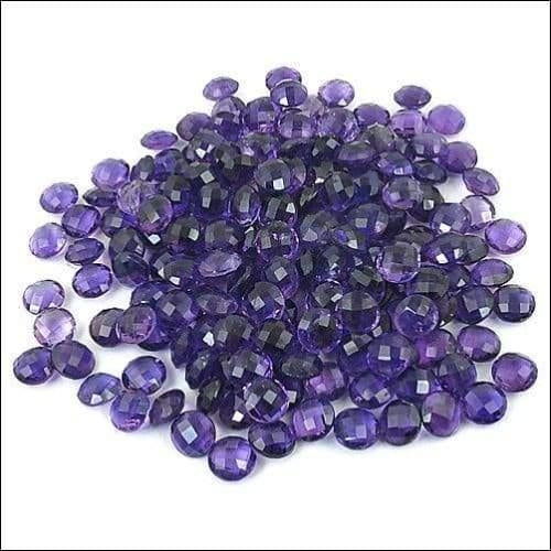 Afrikanischer Amethyst  Round Cut (synthetisch)
