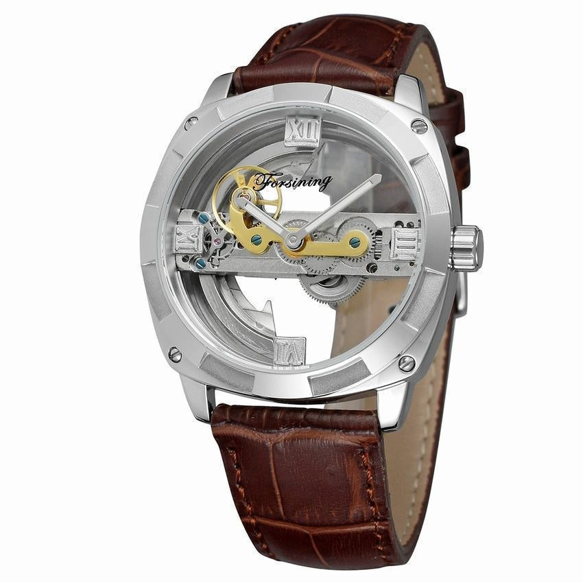 Business Casual Fashion Men's Watch Waterproof Tourbillon Automatic Mechanical