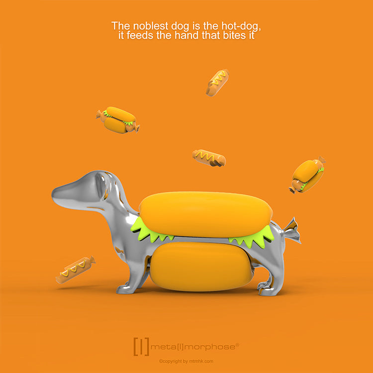 Dachshund Hot Dog Anhänger